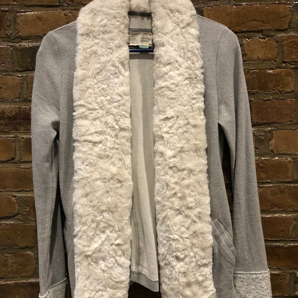 Saturday Sunday Faux Fur Cardigan (Anthropologie) - Picture 3 of 8